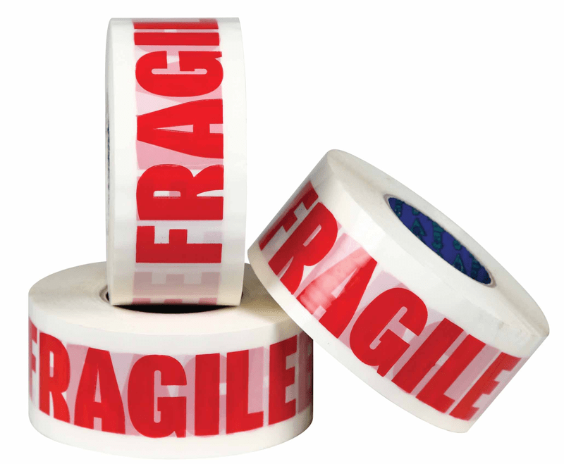 Fragile Tapes Printed Fragile Packing Packaging 48mm X 92m 36 rolls
